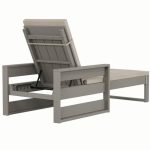 Contemporary 2-pack chaise lounges with mobility wheels and multiple reclining positions.